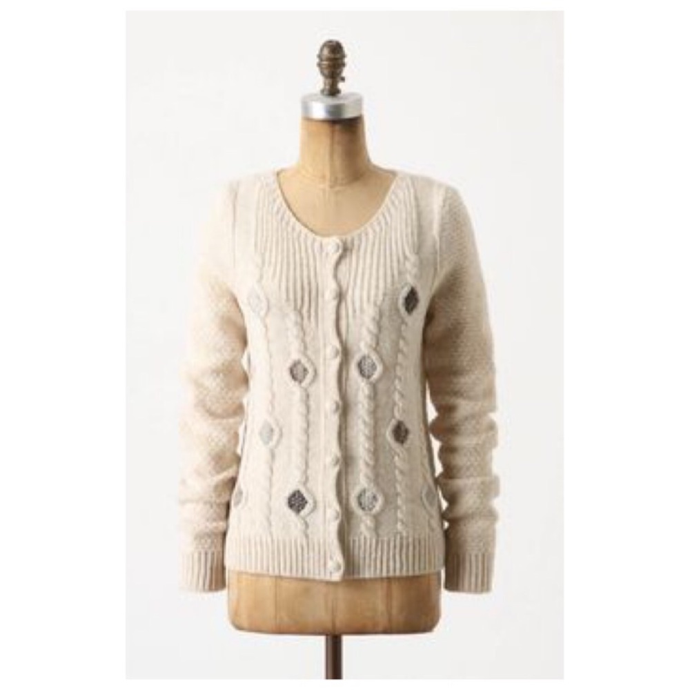 Anthropologie ‘SOFTER DIAMONDS CARDIGAN’